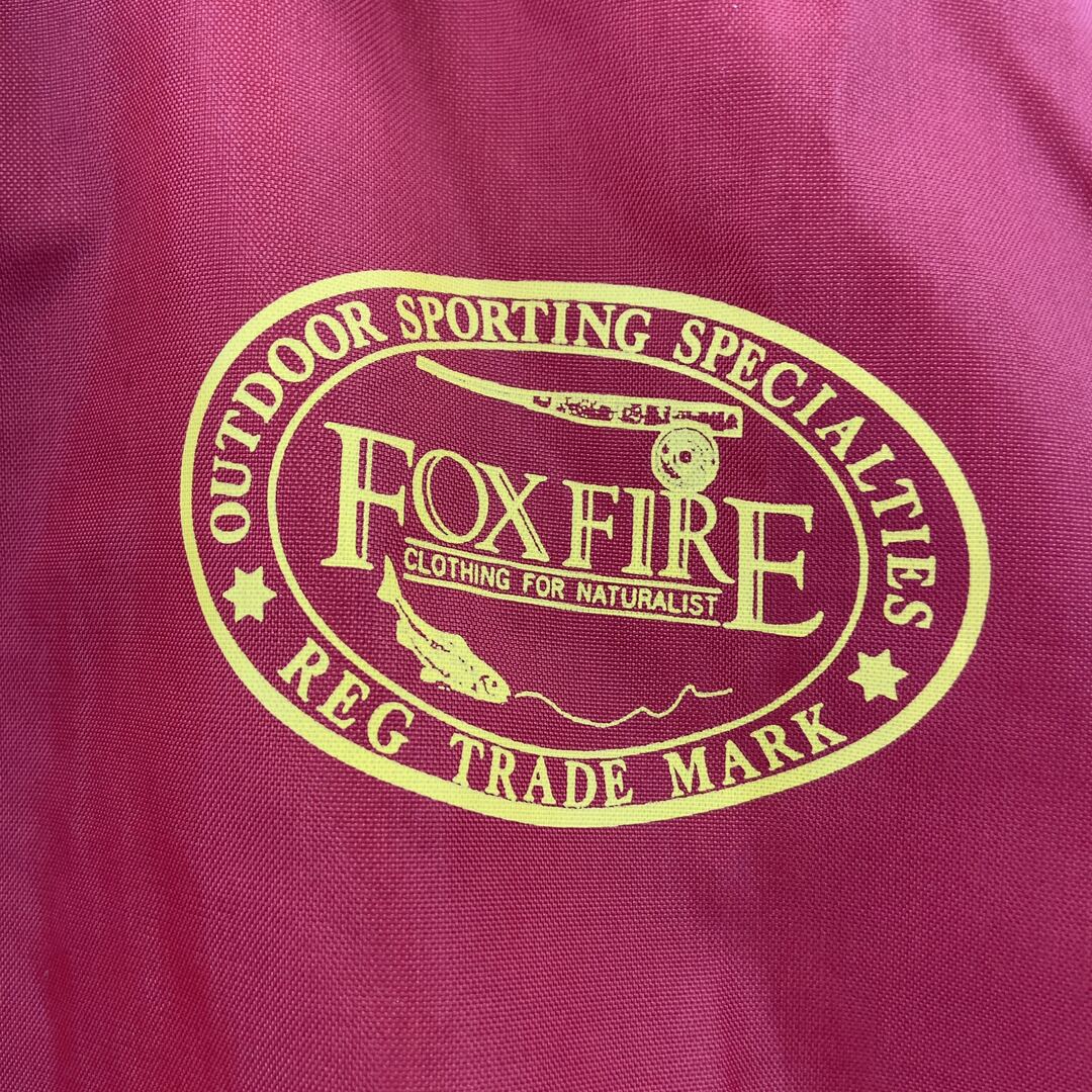 Foxfire(フォックスファイヤー)のFoxFire フォックスファイヤー メンズ  ナイロン　コーチジャケット　袖口ゴム　ステンカラージャケット　レッド メンズのジャケット/アウター(テーラードジャケット)の商品写真