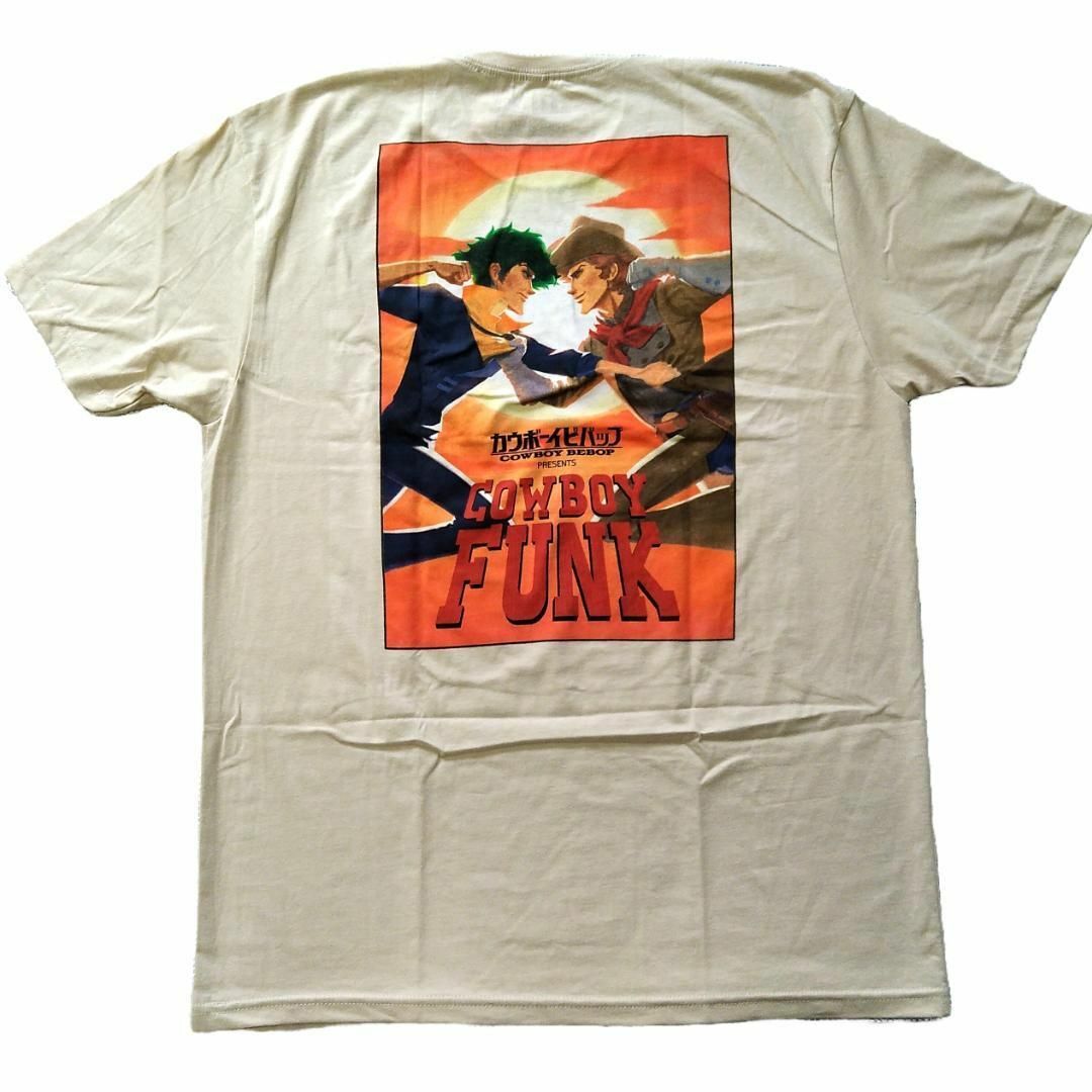 カウボーイビバップ　Tシャツ　XL　ベージュ　アニメT　カウボーイ・ファンク *Tシャツ/カットソー(半袖/袖なし)