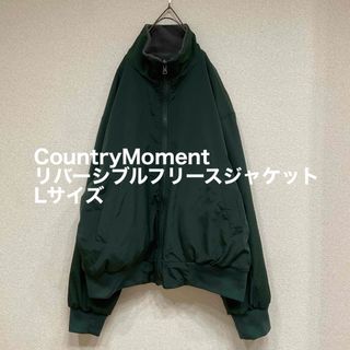 bonbonstore - CountryMoment リバーシブルフリースジャケット Lサイズ