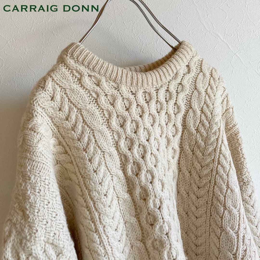 carraig donn アラン編み　ニット