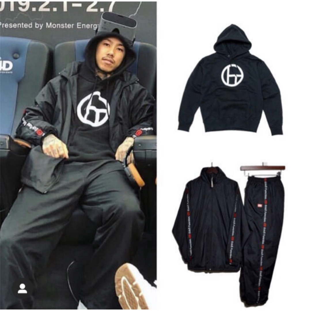 ECKO UNLTD(エコーアンリミテッド)のKOHH着用　ecko unltd 美品　セットアップ　フード有り メンズのジャケット/アウター(ナイロンジャケット)の商品写真