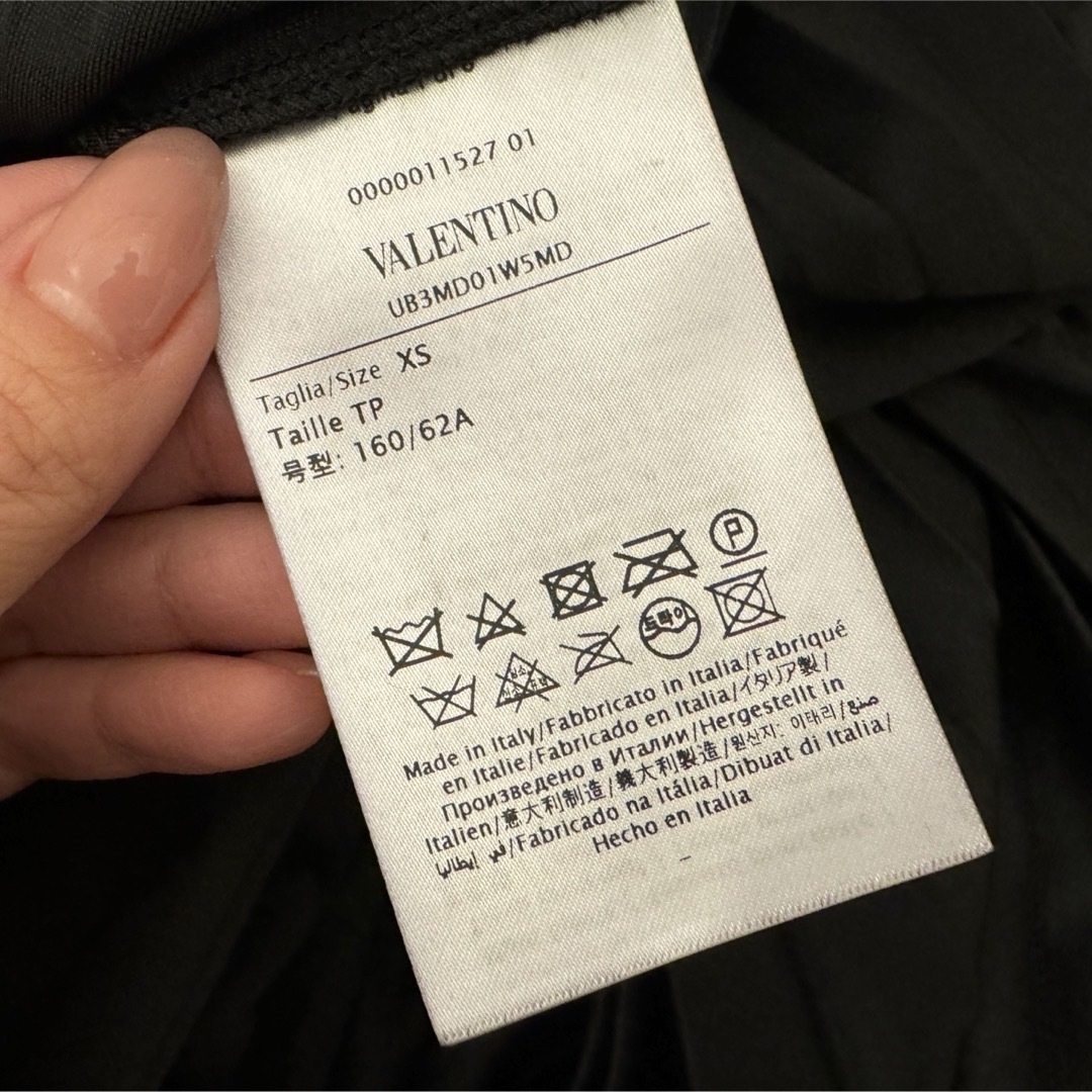 VALENTINO(ヴァレンティノ)のヴァレンティノ ベロア素材 プリーツスカート サイズ:XS レディースのスカート(ロングスカート)の商品写真