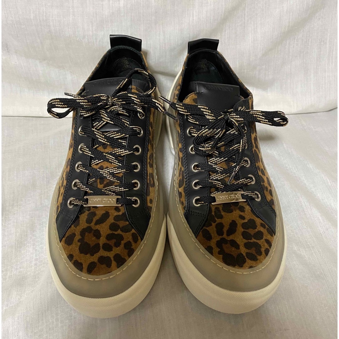 JIMMY CHOO(ジミーチュウ)の新品 本物 正規品 ジミーチュウ メンズ スニーカー レオパード 豹柄 メンズの靴/シューズ(スニーカー)の商品写真