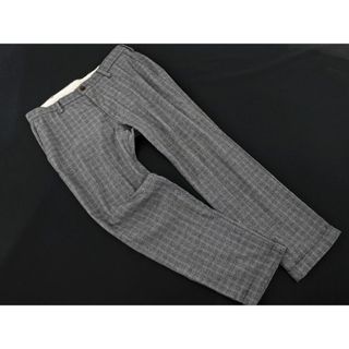 エドウィン(EDWIN)のEDWIN エドウィン K2032 TROUSERS KHAKIS チェック テーパード パンツ sizeXL/グレー ■■ メンズ(その他)