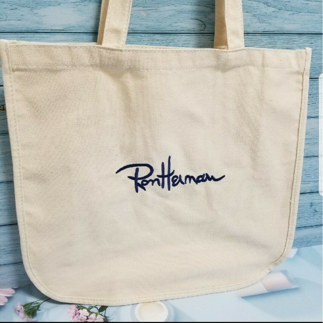Ron Herman(ロンハーマン)の【新品】ロンハーマン　トートバッグ　キャンバス　ナチュラル レディースのバッグ(トートバッグ)の商品写真