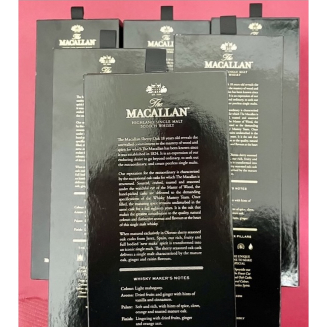 マッカラン - 【未使用】希少! マッカラン18年 空箱 6本セットの通販