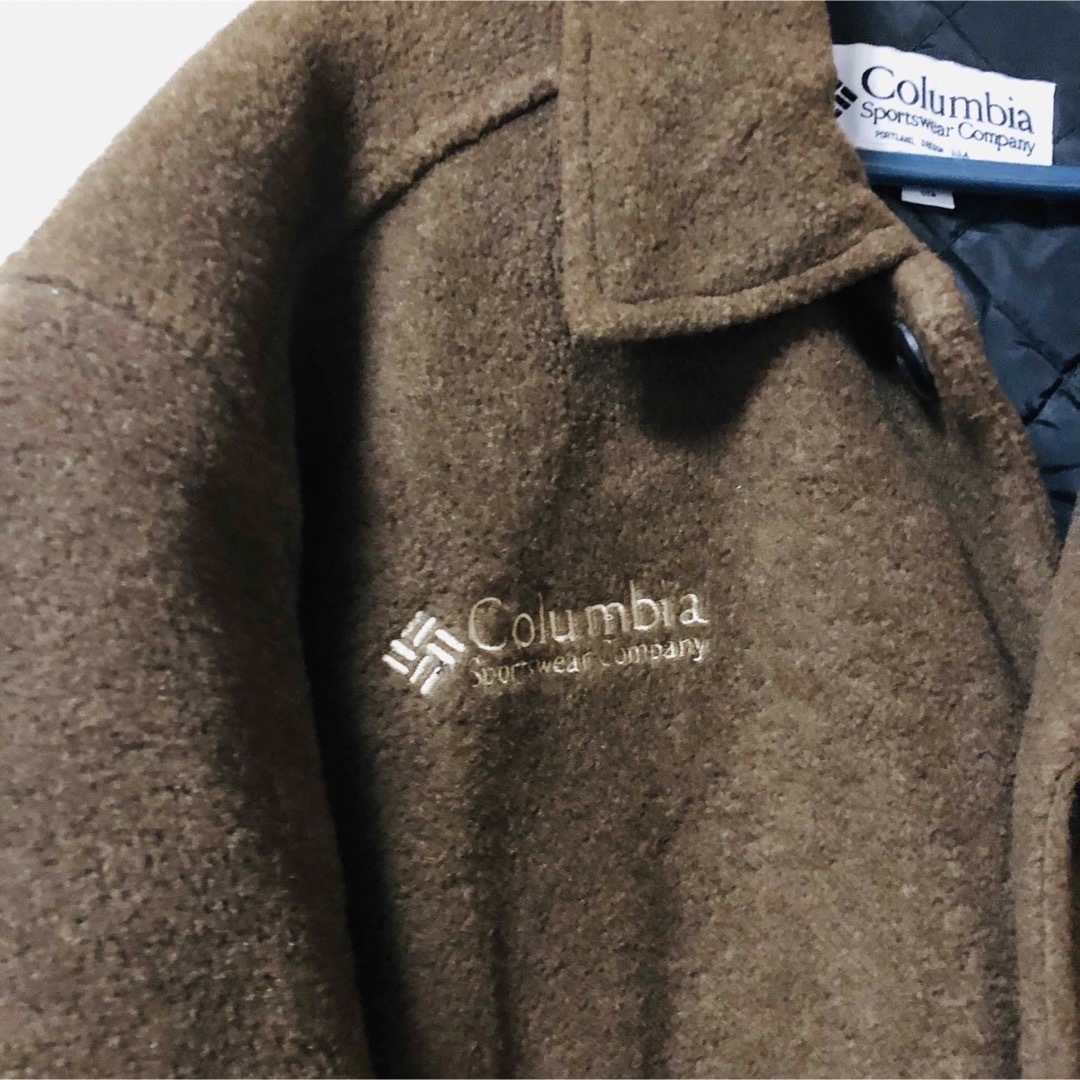 Columbia(コロンビア)の米国製90sColumbiaウール・フリースジャケット オーバLサイズ　刺繍ロゴ メンズのジャケット/アウター(ブルゾン)の商品写真