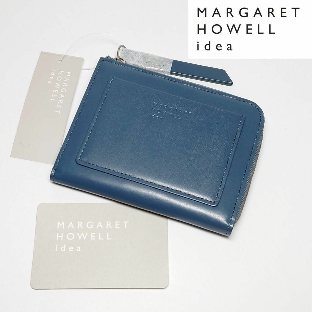 MARGARET HOWELL(マーガレットハウエル)の【新品タグ付き】マーガレットハウエルアイデア L字二つ折り財布ピルモント ブルー レディースのファッション小物(財布)の商品写真