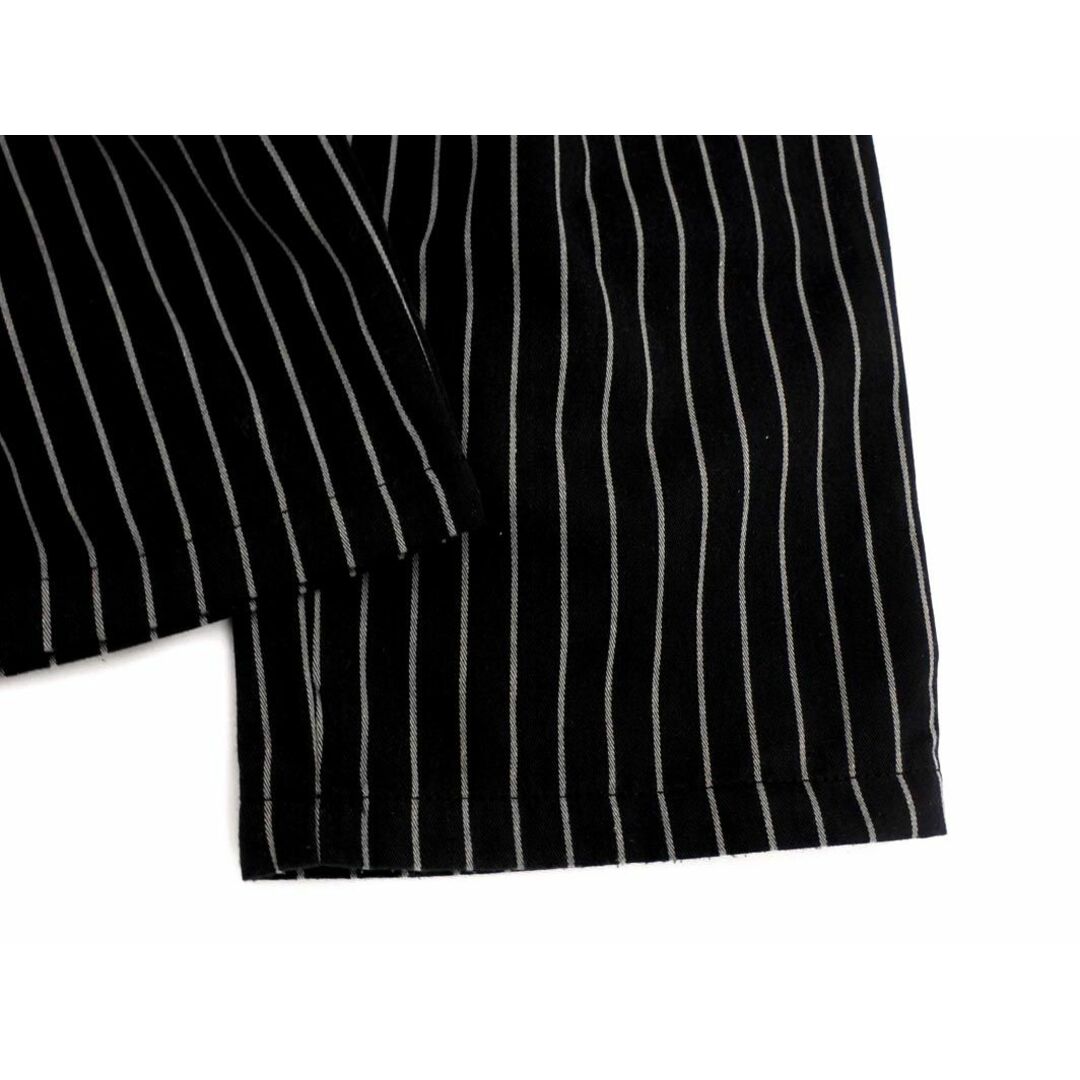 RAGEBLUE(レイジブルー)のRAGEBLUE レイジブルー ストライプ ワイド イージー パンツ sizeS/黒 ■■ メンズ メンズのパンツ(その他)の商品写真