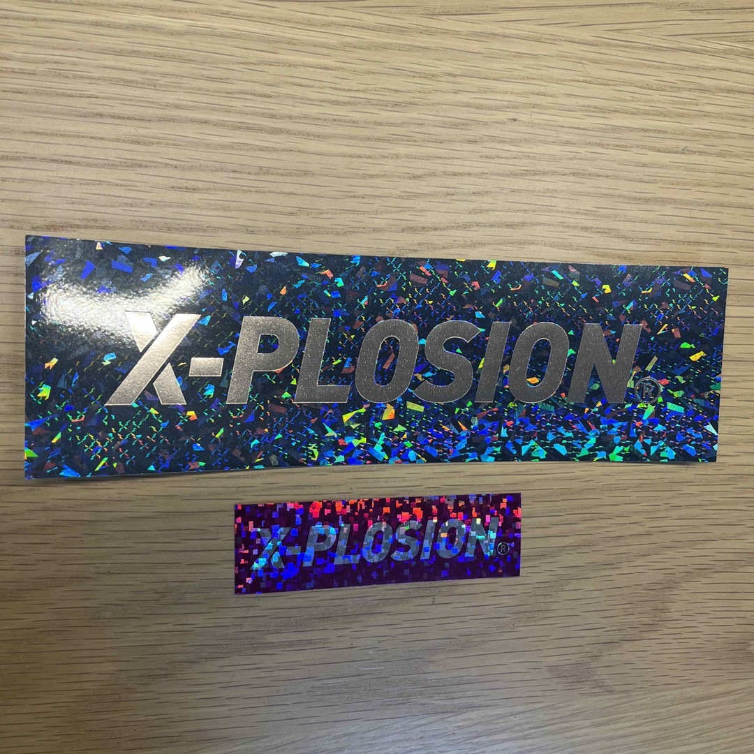 X-PLOSION(エクスプロージョン)のエクスプロージョン　ステッカー　2枚セット ハンドメイドの文具/ステーショナリー(しおり/ステッカー)の商品写真