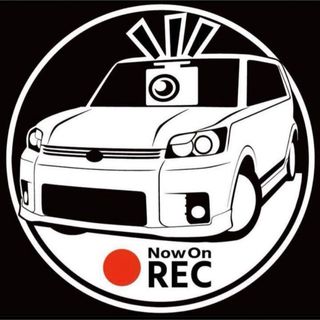 カローラ　ルミオン　エアロツアラー  ドライブレコーダー　ドラレコ　ステッカー(車外アクセサリ)