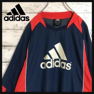 アディダス(adidas)の【快適素材】アディダス　ビックロゴジャージ　プルオーバー　マルチカラーH585(ジャージ)