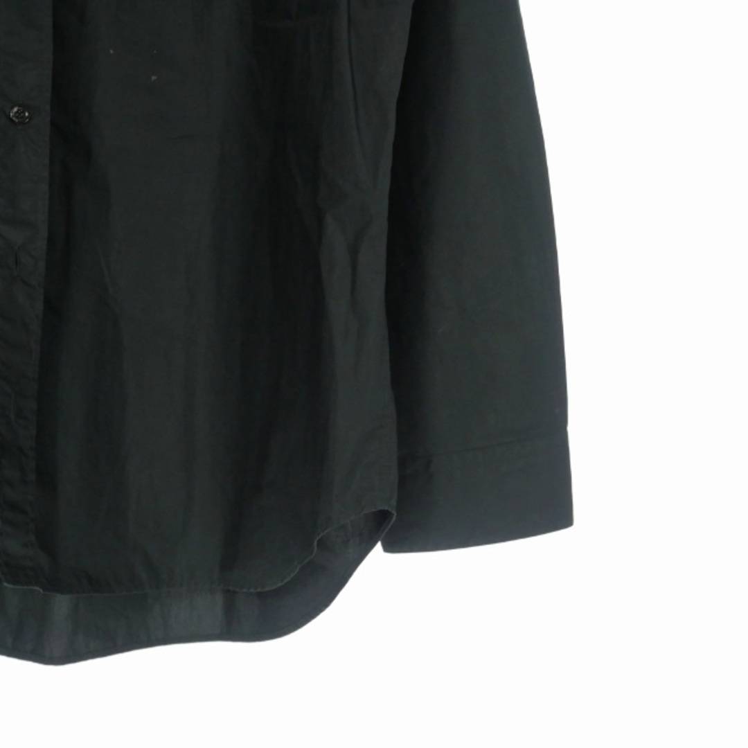RAF SIMONS(ラフシモンズ)のラフシモンズ 20AW R刺繍 フード シャツ カットソー 長袖 44 黒 メンズのトップス(シャツ)の商品写真