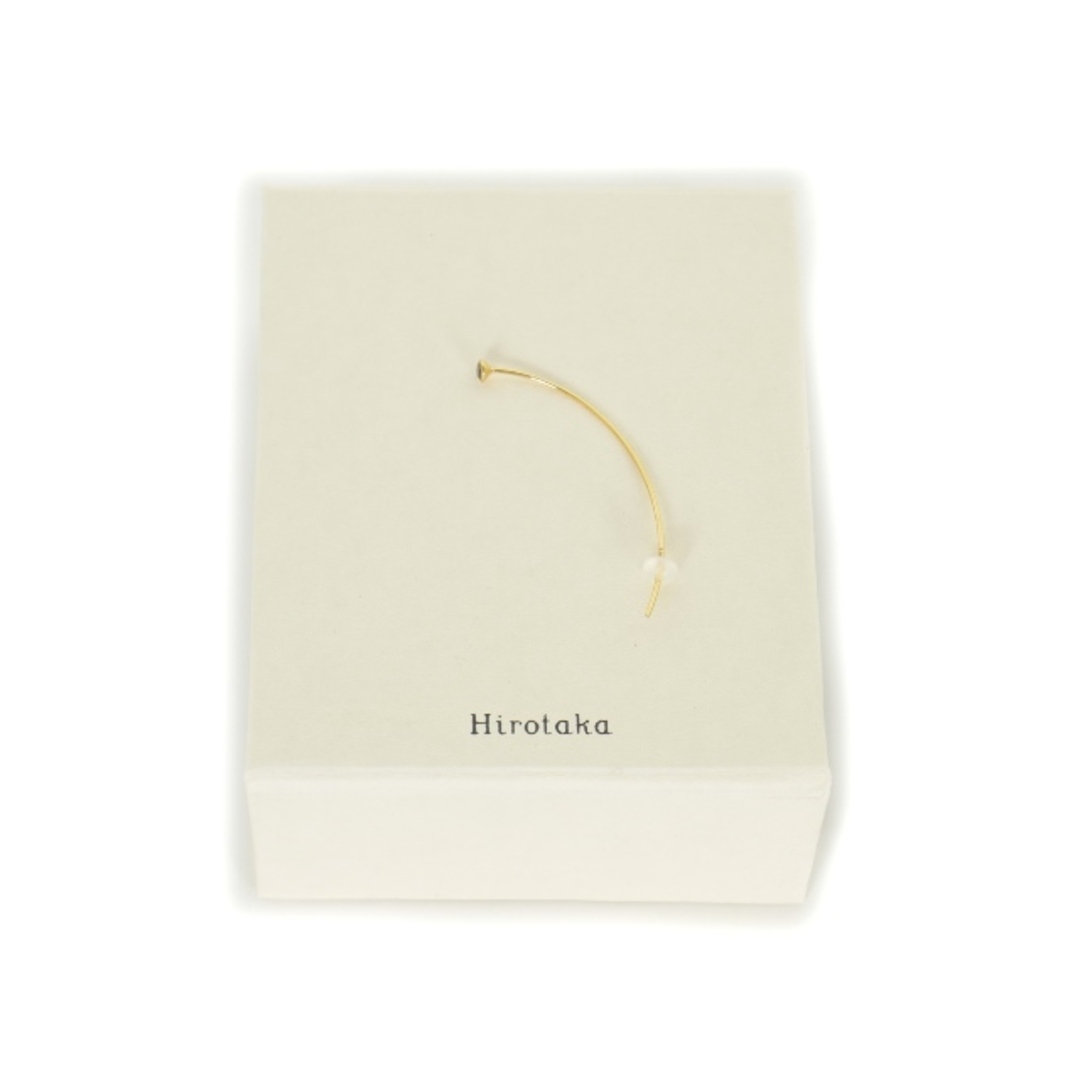 ヒロタカ Hirotaka ブラックダイヤモンド ショートアローピアス K18 ヒロタカ Hirotaka ブラックダイヤモンド ショートアローピアス K18
