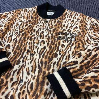 WACKO MARIA - WACKOMARIA LEOPARD VARSITY JACKET Lスタジャン