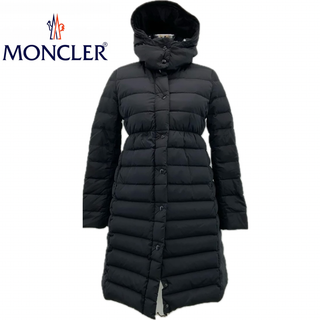 モンクレール(MONCLER)の【MONCLER モンクレール】【ADOXA アドクサ ロングダウンジャケット コート 1 ブラック 220934992505国内正規品】(ダウンコート)