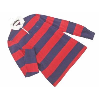 ラルフローレン(Ralph Lauren)のポロ ラルフローレン ボーダー ラガー シャツ sizeXS/紺ｘ赤 ◇■ メンズ(シャツ)