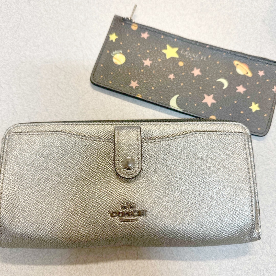 COACH - COACH 長財布 シルバー の通販 by Rose shop｜コーチならラクマ