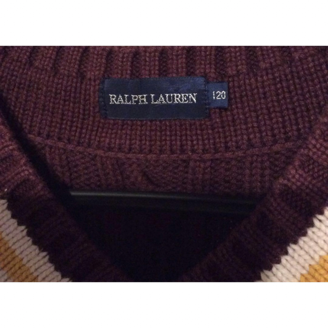 Ralph Lauren(ラルフローレン)のラルフローレンニットベスト キッズ/ベビー/マタニティのキッズ服男の子用(90cm~)(ニット)の商品写真