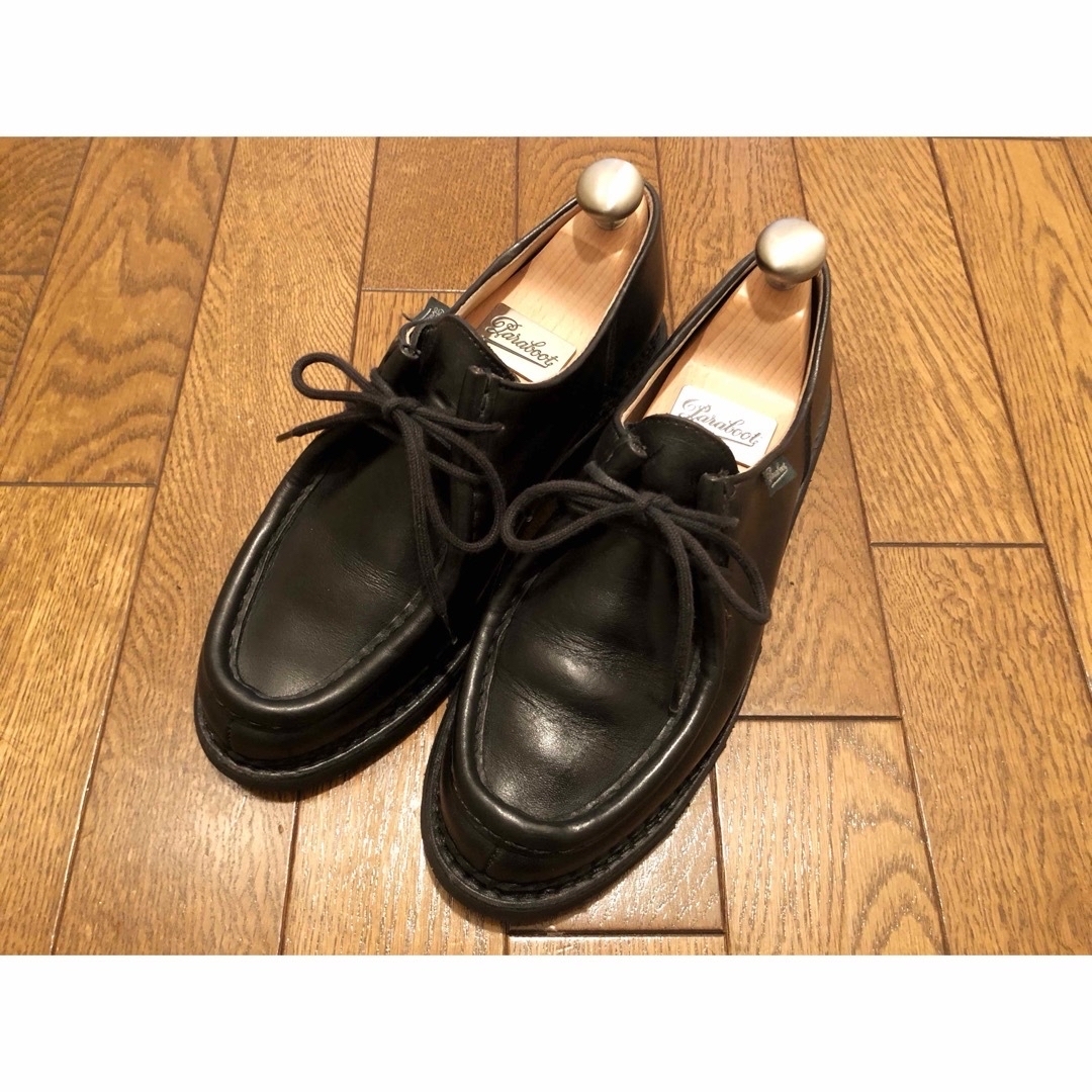 Paraboot(パラブーツ)のParaboot ミカエル サイズ4H Noir 黒 パラブーツ MICHAEL レディースの靴/シューズ(ローファー/革靴)の商品写真