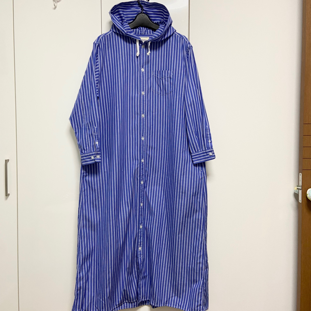 18480円美品 BEAMS BOY フード シャツ ワンピース 定価18480円