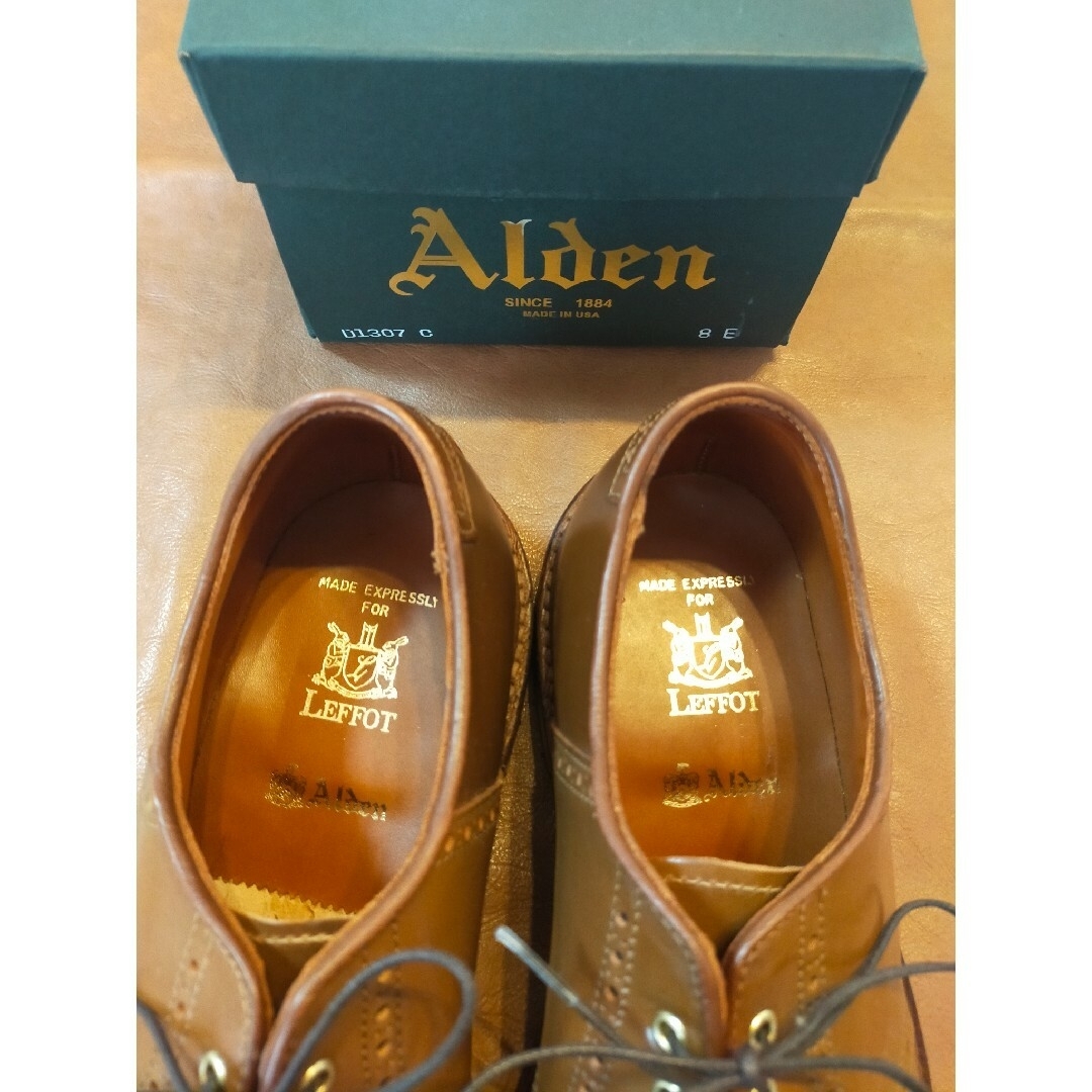 Alden(オールデン)の未使用　Alden　ウィスキーコードバン　サドルシューズ　D1307C　8.0E メンズの靴/シューズ(ドレス/ビジネス)の商品写真