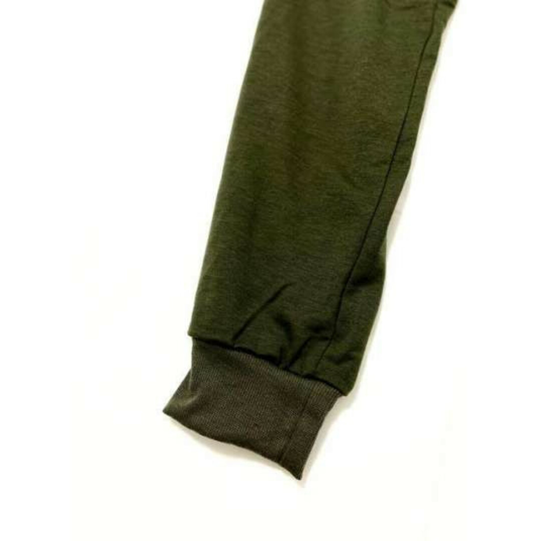 スウェットジョガーパンツメンズジム筋トレフィットネススポーツウェアLカーキ緑 メンズのパンツ(サルエルパンツ)の商品写真
