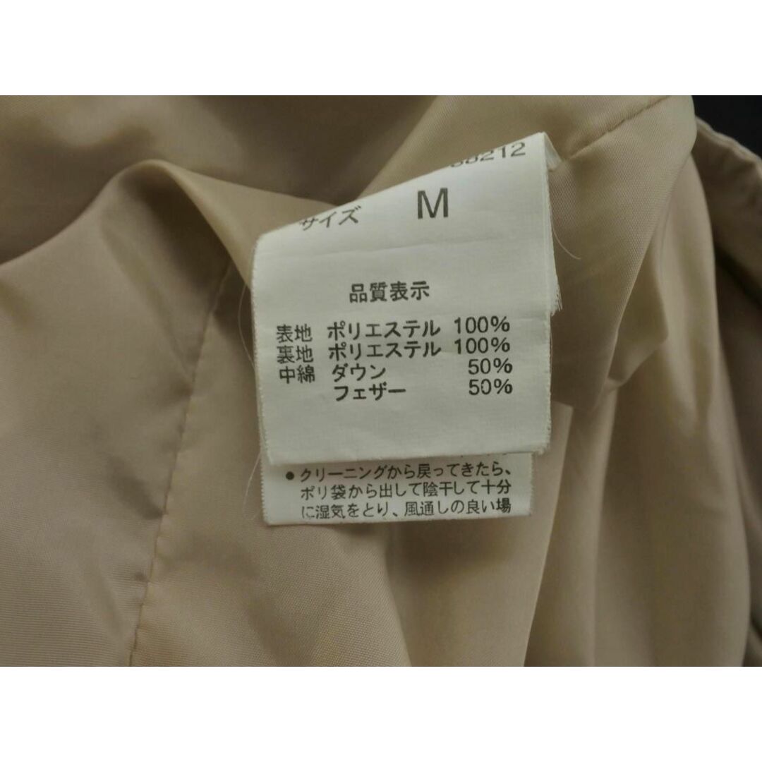 MISCH MASCH(ミッシュマッシュ)のミッシュマッシュ ダウン コート sizeM/アイボリー ◆■ レディース レディースのジャケット/アウター(ダウンコート)の商品写真