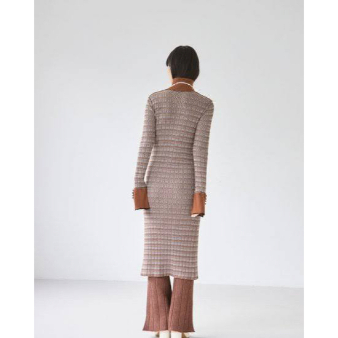 TODAYFUL(トゥデイフル)のtodayful Jacquard Piping Knitdress レディースのワンピース(ロングワンピース/マキシワンピース)の商品写真