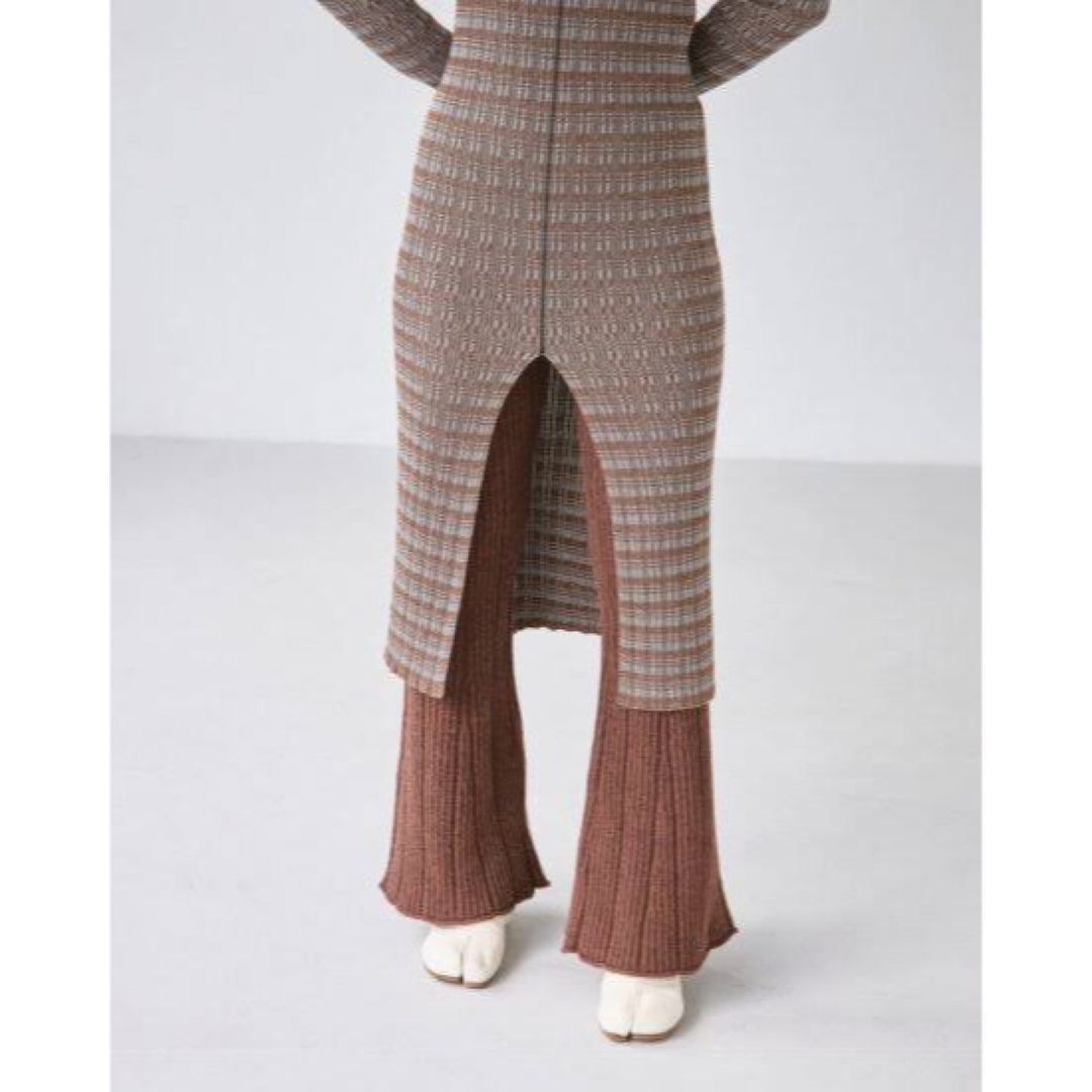 TODAYFUL(トゥデイフル)のtodayful Jacquard Piping Knitdress レディースのワンピース(ロングワンピース/マキシワンピース)の商品写真