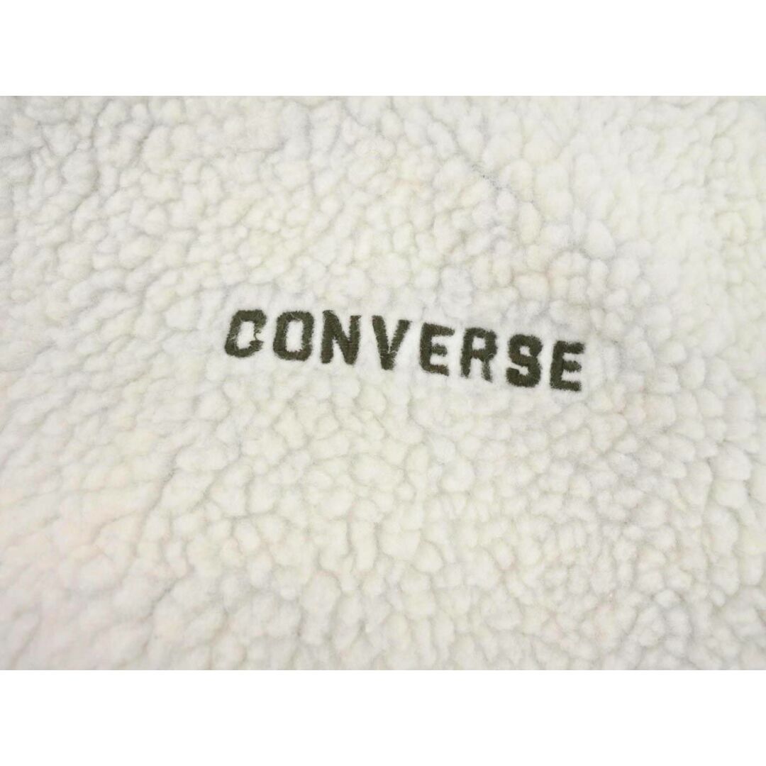 CONVERSE(コンバース)のCONVERSE コンバース ボアフリース ジップ ブルゾン ジャケット sizeL/白 ◆■ レディース レディースのジャケット/アウター(その他)の商品写真