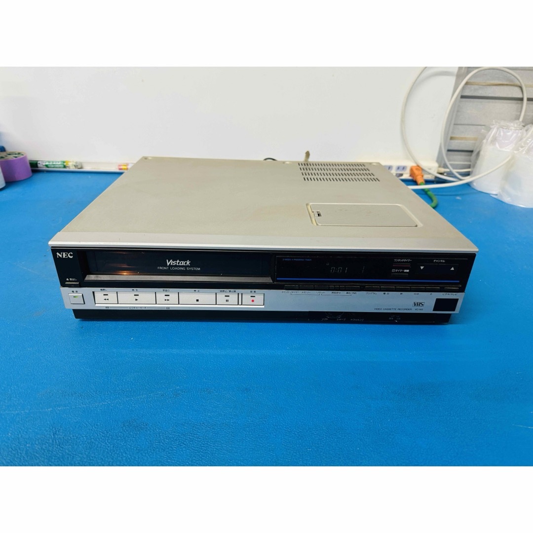 NEC(エヌイーシー)の全国配送無料‼️昭和レトロ！希少品！★NEC★ビデオカセットデッキ　VHS スマホ/家電/カメラのテレビ/映像機器(その他)の商品写真