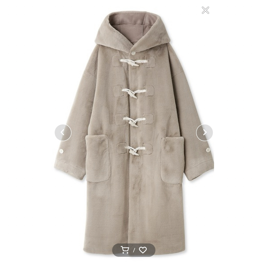 fur fur - エコファー ダッフルコート FURFUR MOC モカ 新品未 fur fur - エコファー ダッフルコート FURFUR MOC モカ 新品未