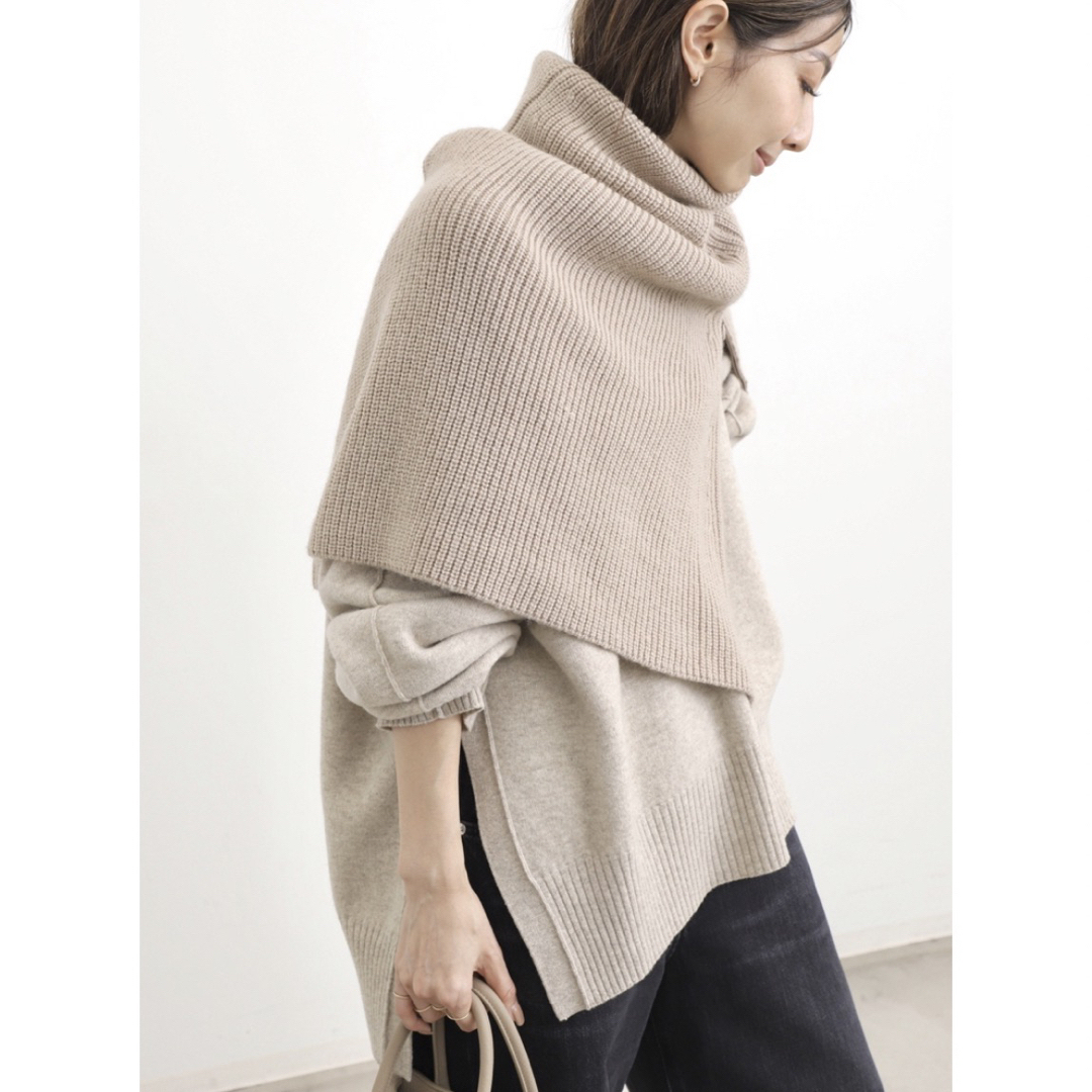 L'Appartement DEUXIEME CLASSE(アパルトモンドゥーズィエムクラス)の【GOOD GRIEF!/グッドグリーフ】 Ribbed Knit Snood レディースのファッション小物(スヌード)の商品写真