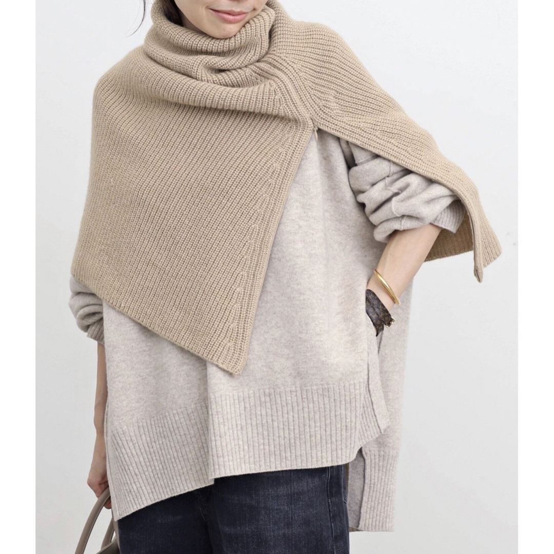 L'Appartement DEUXIEME CLASSE(アパルトモンドゥーズィエムクラス)の【GOOD GRIEF!/グッドグリーフ】 Ribbed Knit Snood レディースのファッション小物(スヌード)の商品写真