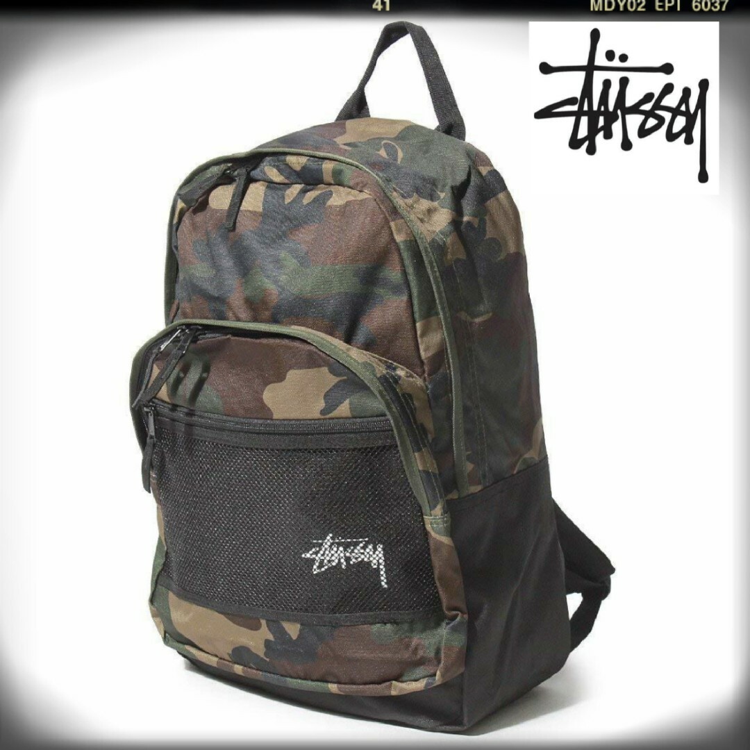 STUSSY(ステューシー)の新品ステューシーSTUSSYStockBackpackリュック迷彩正規品 メンズのバッグ(バッグパック/リュック)の商品写真