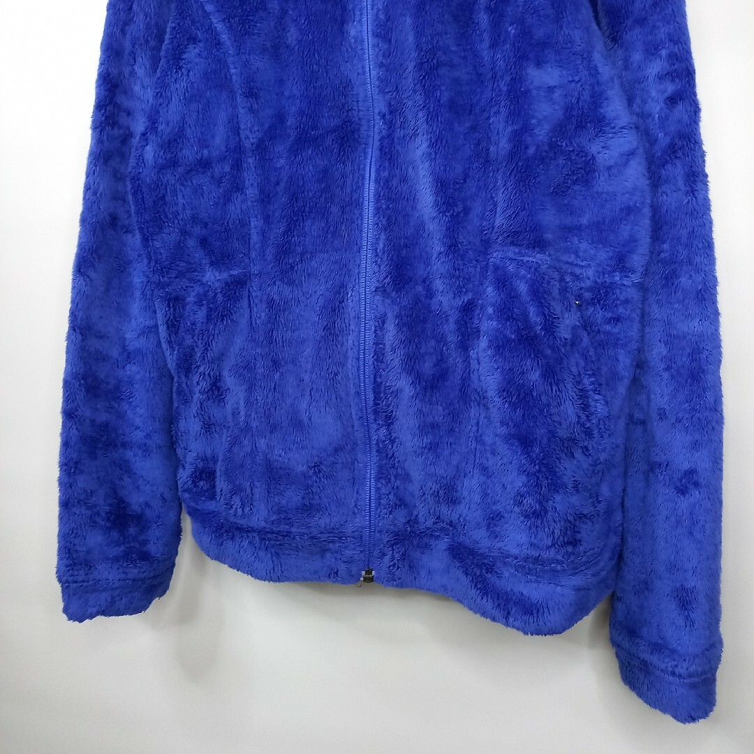 THE NORTH FACE(ザノースフェイス)のノースフェイス　ボアフリース　ジャケット　ブルゾン　裏起毛　裏ボア　刺繍　青　L レディースのジャケット/アウター(ブルゾン)の商品写真