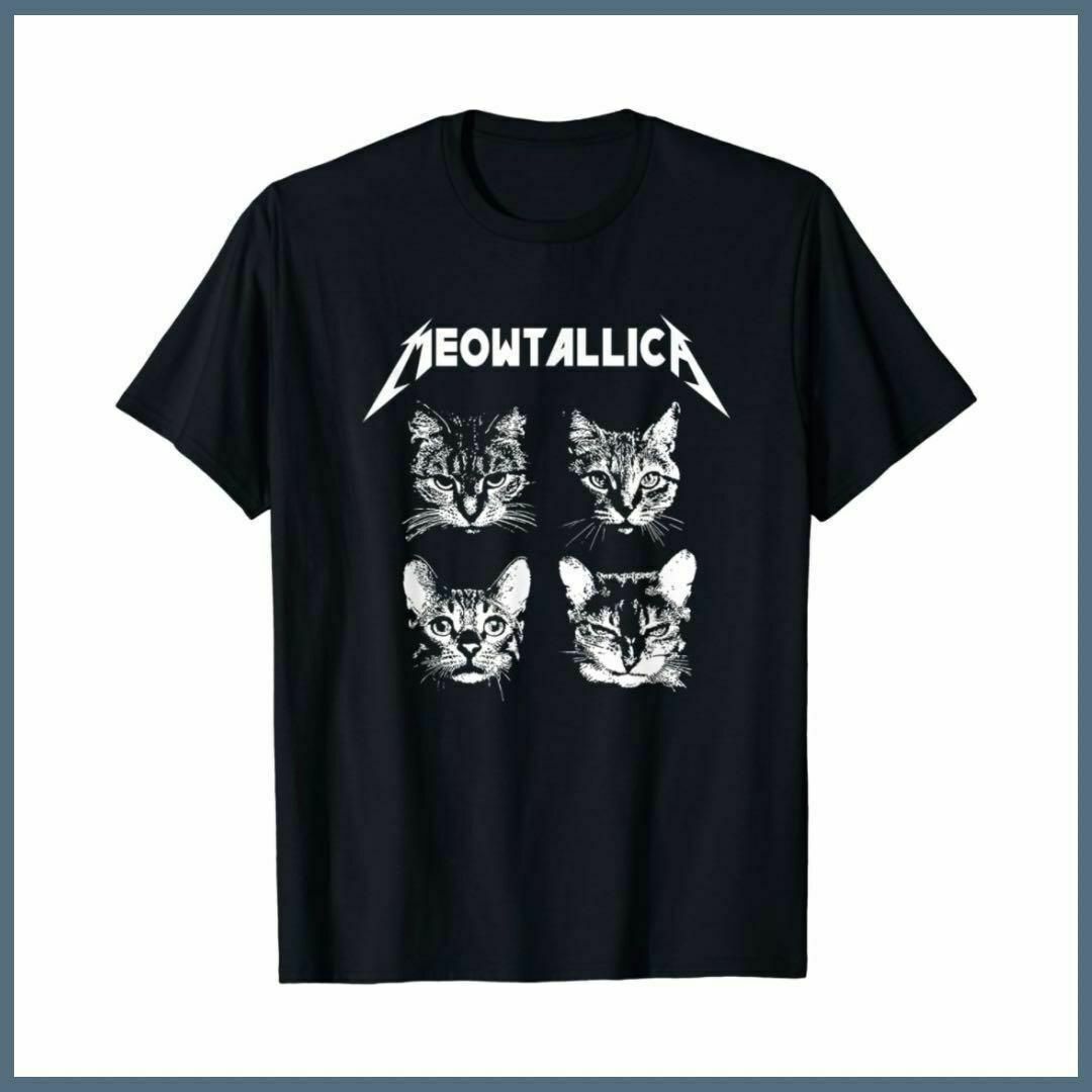 猫 ねこ Tシャツ メタリカ ロックTシャツ METALLICAの通販 by