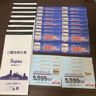 ノジマ 株主優待 10%割引券80枚 来店ポイント16,000円分等(ショッピング)