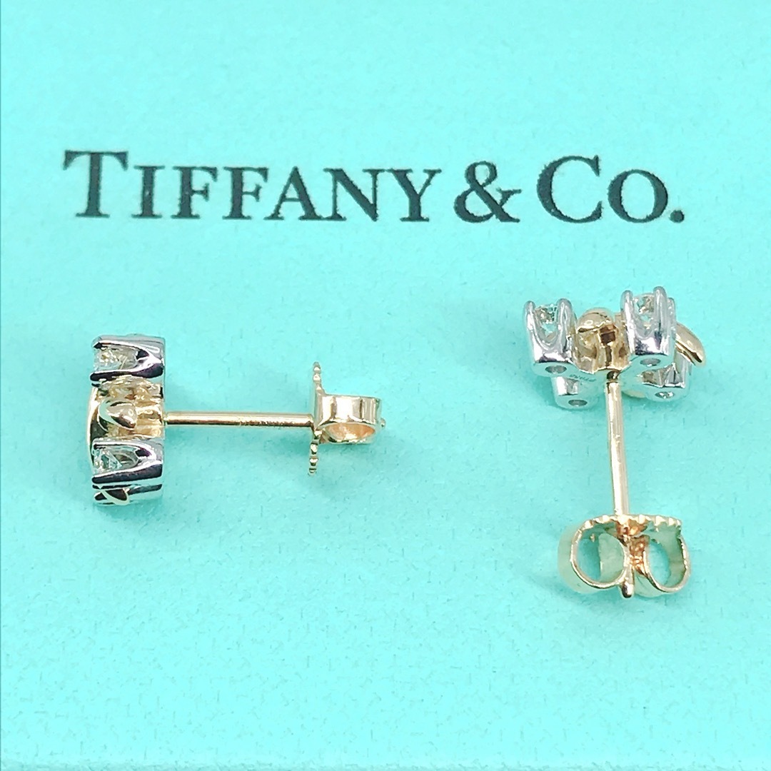 Tiffany & Co.(ティファニー)のティファニー ジャンシュランバージェ ダイヤモンドピアス K18 PT950 レディースのアクセサリー(ピアス)の商品写真