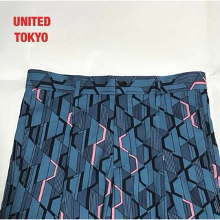 ユナイテッドトウキョウ(UNITED TOKYO)の【美品】UNITED TOKYO　オプティカルパターンワイドストレートパンツ(スラックス)