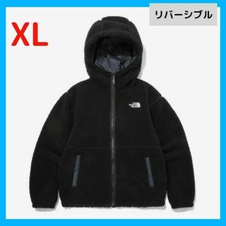 ザノースフェイス(THE NORTH FACE)のノースフェイス　リバーシブル　ボアフリースパーカー　ホワイトレーベル　韓国　XL(マウンテンパーカー)