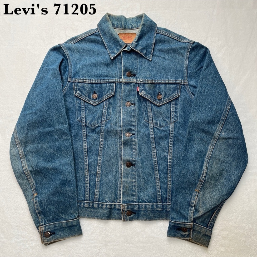 【希少】Levi's リーバイス 71205 デニムジャケット ボタン裏1 40ラングラー