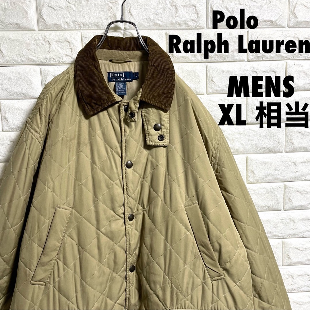 POLO RALPH LAUREN(ポロラルフローレン)のポロラルフローレン　キルティング　中綿ジャケット　メンズXLサイズ相当 メンズのジャケット/アウター(ブルゾン)の商品写真