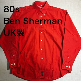 ベンシャーマン(Ben Sherman)の80s Ben Sherman シャツ　ベンシャーマン　ヴィンテージ　古着　UK(シャツ)