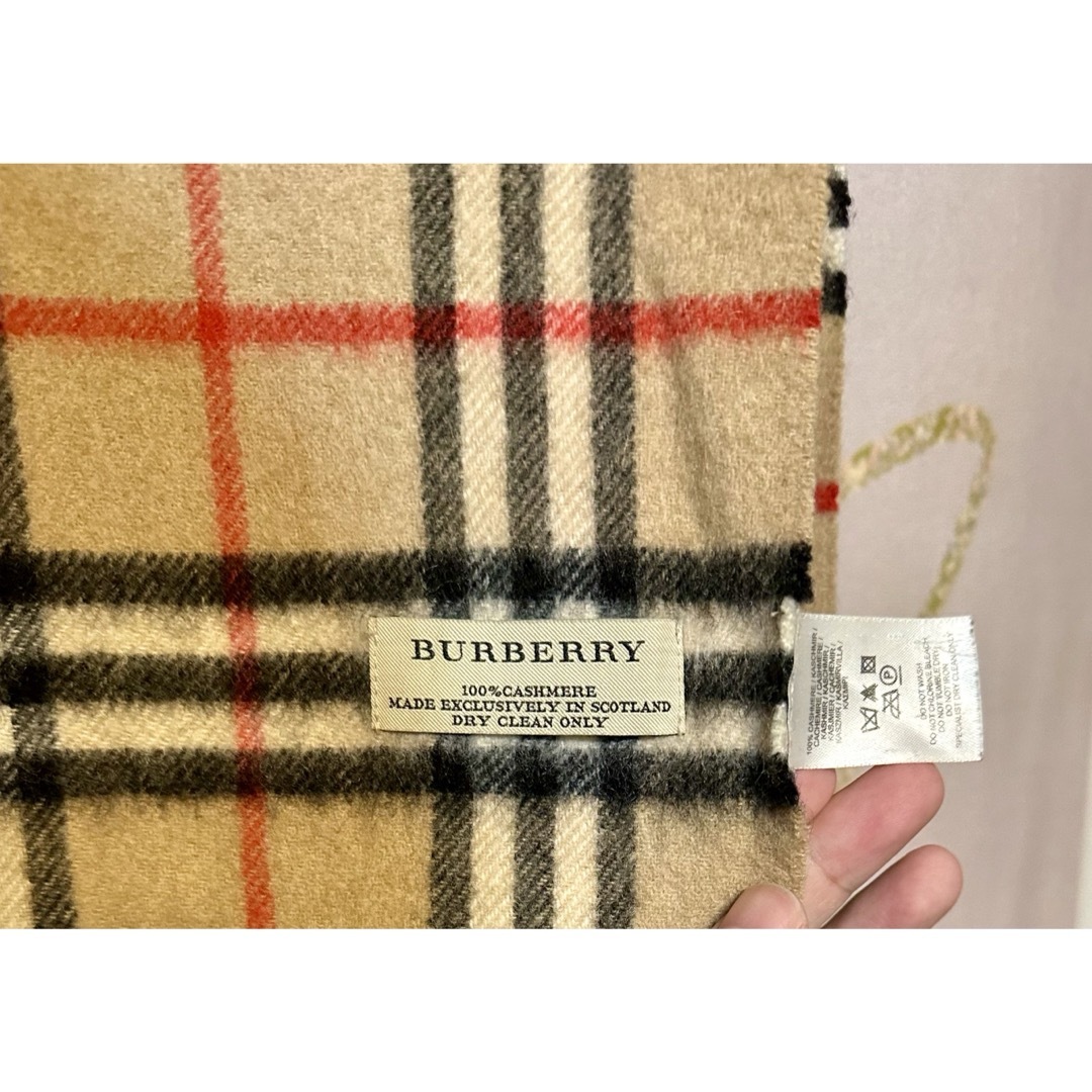 BURBERRY - バーバリー ノバチェック カシミヤ100% マフラー