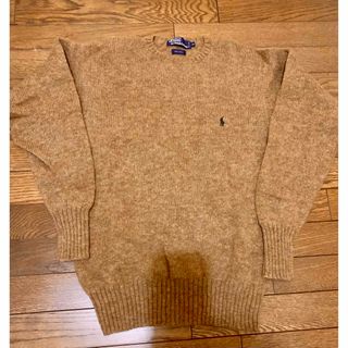 ポロラルフローレン(POLO RALPH LAUREN)の【美品】POLO ラルフローレン　セーター　ニット　ベージュ(ニット/セーター)