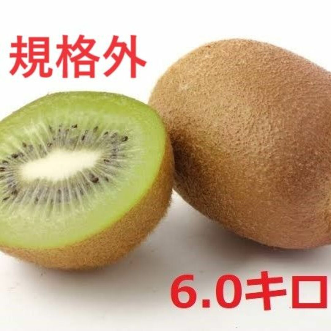 【早い者勝ち：在庫1のみ】キウイの国 愛媛県産グリーンキウイ　規格外品6キロ 食品/飲料/酒の食品(フルーツ)の商品写真