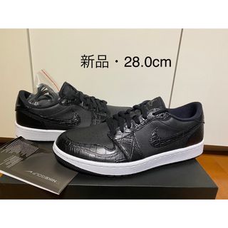 ジョーダン(Jordan Brand（NIKE）)のNIKE AIR JORDAN 1 GOLF クロコダイル 28 ジョーダン(シューズ)