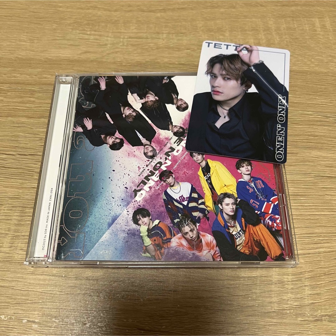 ONE N' ONLY「You are/Hook Up」通常盤 TETTAトレカ エンタメ/ホビーのタレントグッズ(アイドルグッズ)の商品写真